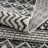Hauteloom Constantinople CON Black Machine Made Polypropylene Rug