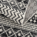 Hauteloom Constantinople CON Black Machine Made Polypropylene Rug