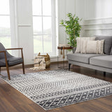Hauteloom Constantinople CON Black Machine Made Polypropylene Rug