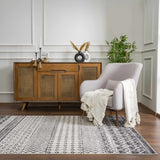 Hauteloom Constantinople CON Black Machine Made Polypropylene Rug