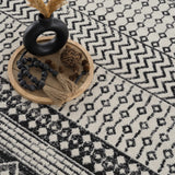 Hauteloom Constantinople CON Black Machine Made Polypropylene Rug