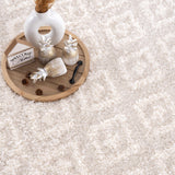 Hauteloom Eivin HRDOEIVINA1 Cream Machine Made Polyester Rug