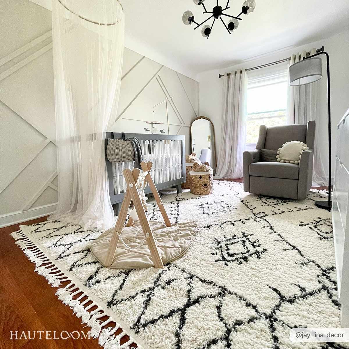Hauteloom Emlenton EML Charcoal Machine Made Polypropylene Rug