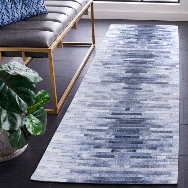 safavieh clearance faux hide fah516f light grey rug