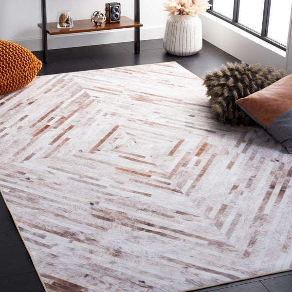 safavieh clearance faux hide fah526a beige rug