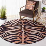 safavieh clearance faux hide fah547p light orange rug
