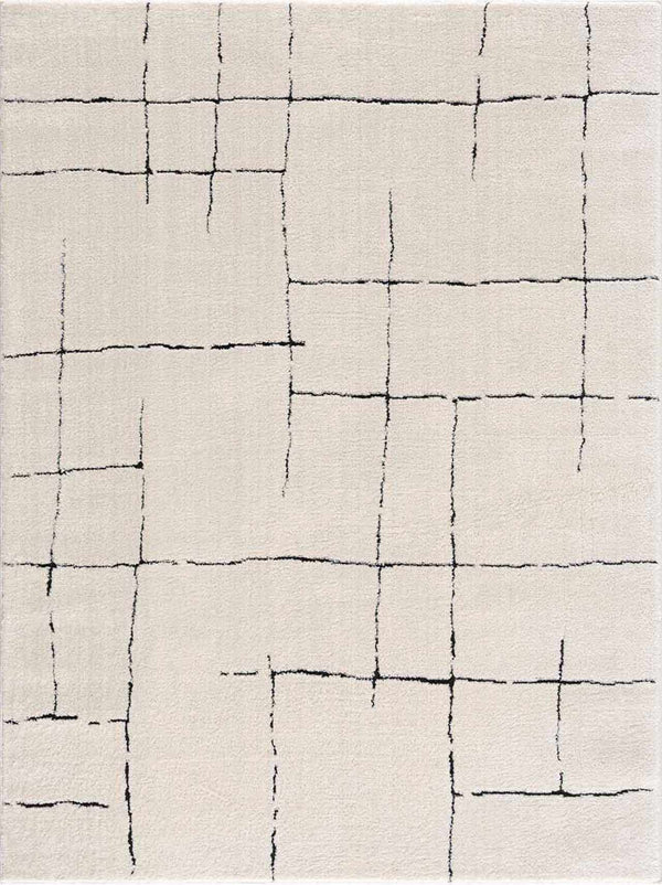 Hauteloom Koume SFEBKOUMEA1 Beige Machine Made Polyester Rug