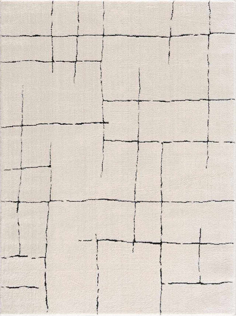 Hauteloom Koume SFEBKOUMEA1 Beige Machine Made Polyester Rug