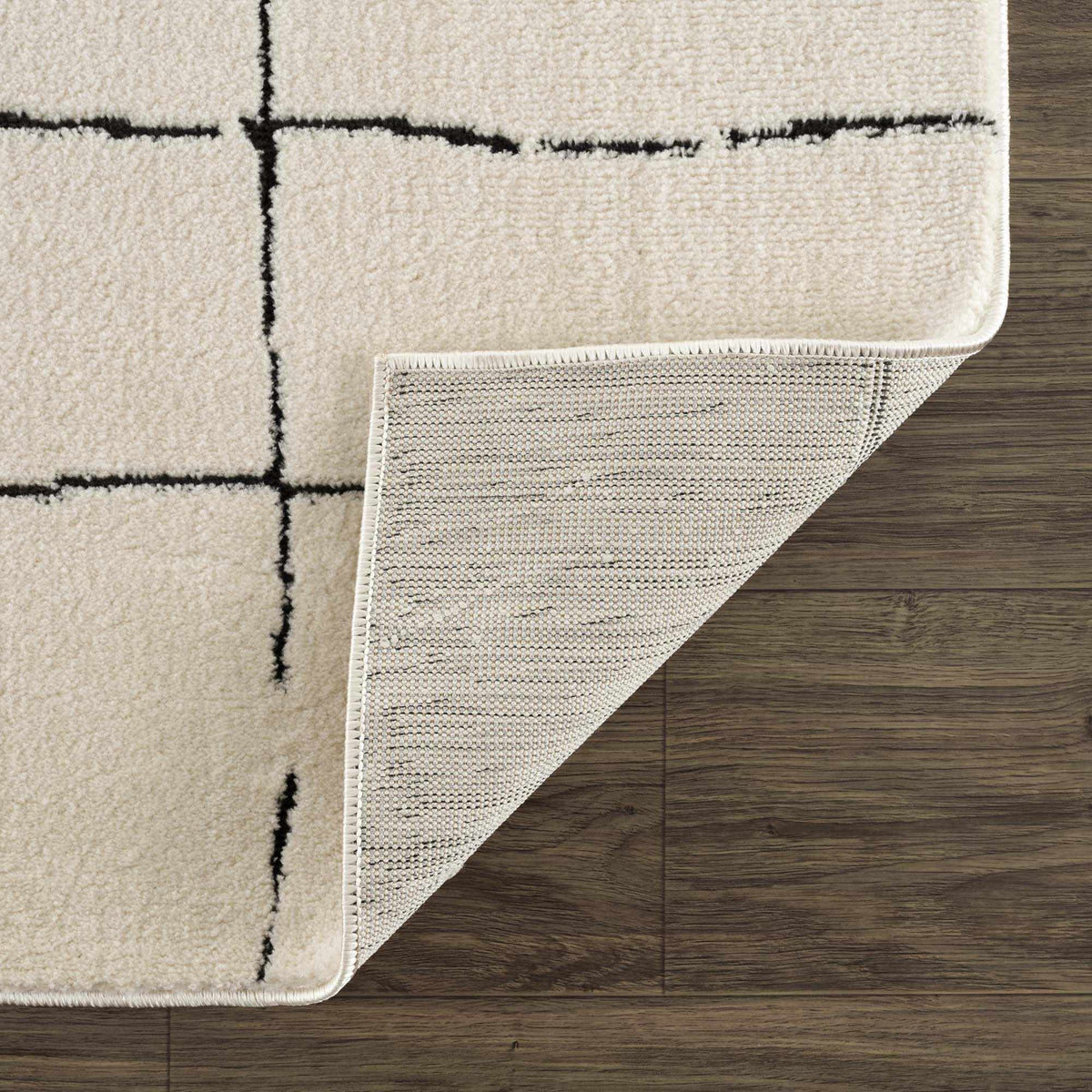 Hauteloom Koume SFEBKOUMEA1 Beige Machine Made Polyester Rug