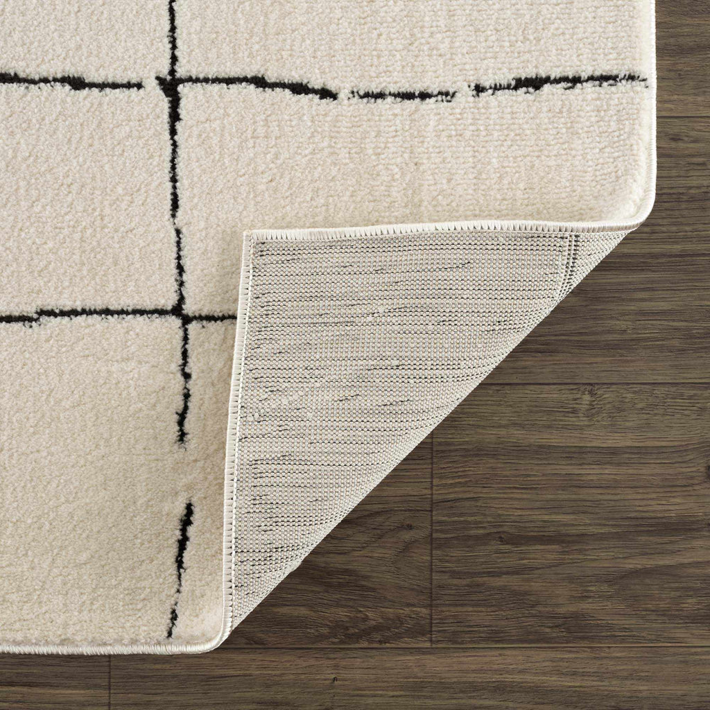 Hauteloom Koume SFEBKOUMEA1 Beige Machine Made Polyester Rug
