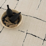 Hauteloom Koume SFEBKOUMEA1 Beige Machine Made Polyester Rug