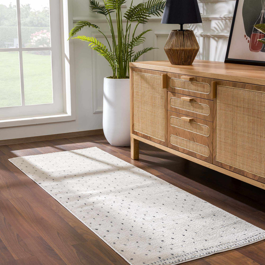 Hauteloom Julie SFEBJULIBA1 Beige Machine Made Polyester Rug