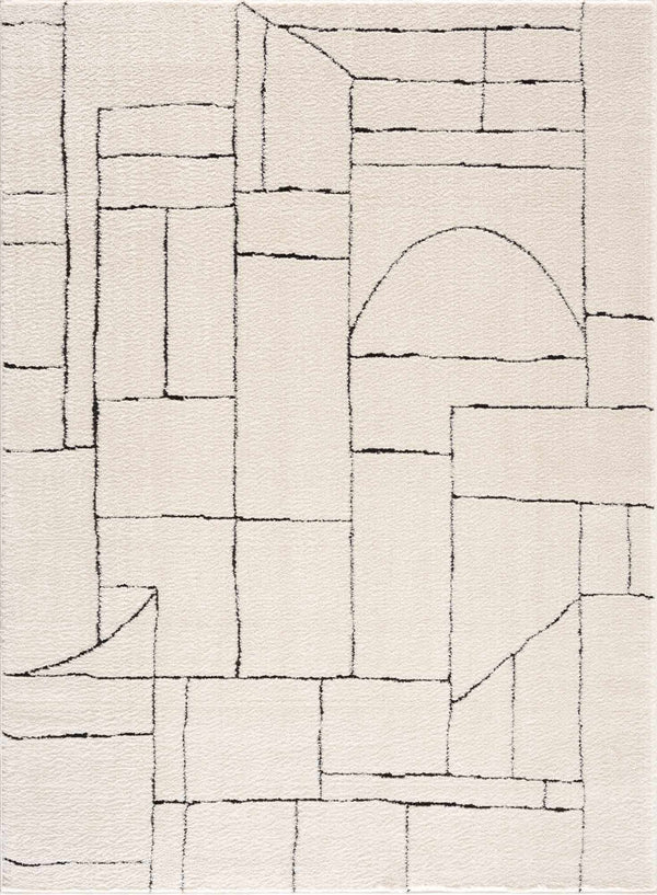 Hauteloom Keats SFEBKEATSA1 Beige Machine Made Polyester Rug