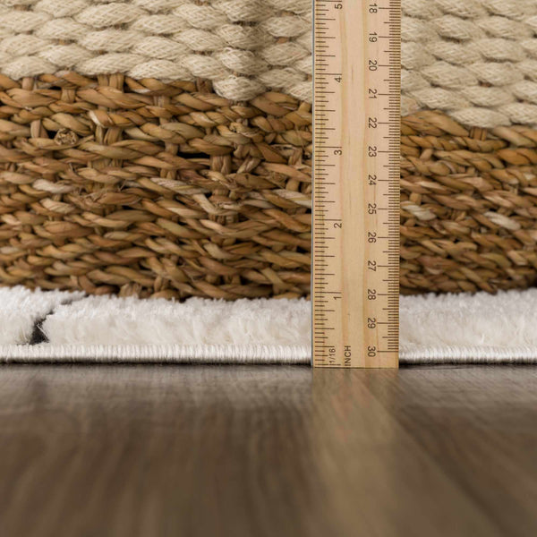 Hauteloom Limited Edition SFEBKEANUA1 Beige Machine Made Polyester Rug