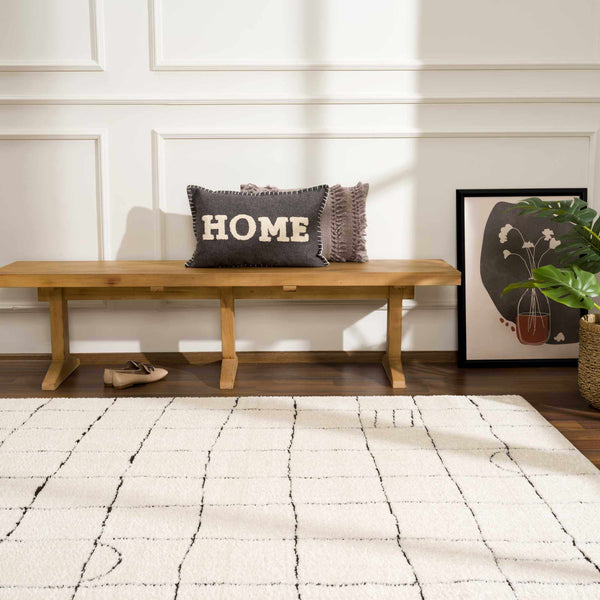 Hauteloom Limited Edition SFEBKEANUA1 Beige Machine Made Polyester Rug
