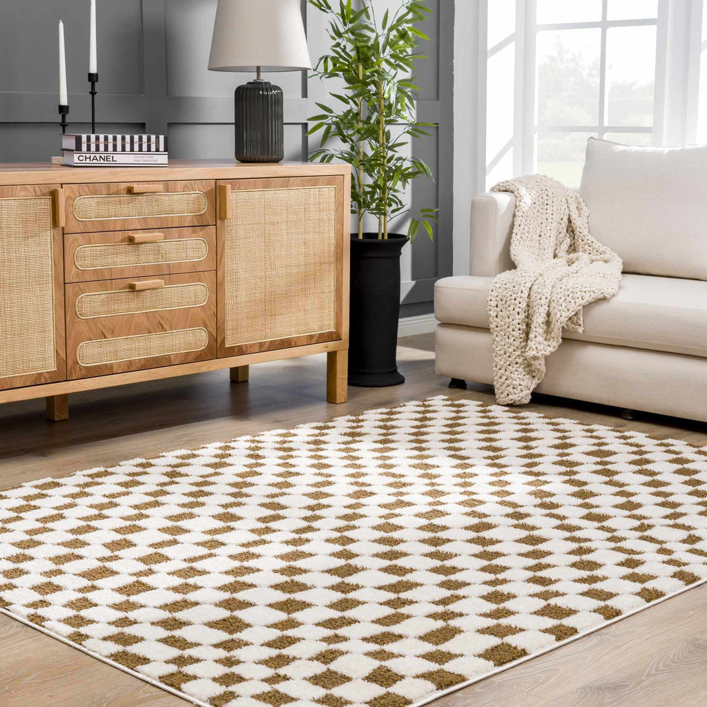 Hauteloom Lajos SFEBLAJOSA2 Beige Machine Made Polyester Rug