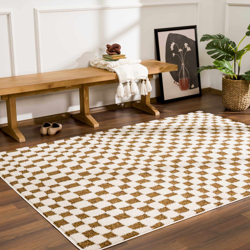 Hauteloom Lajos SFEBLAJOSA2 Beige Machine Made Polyester Rug