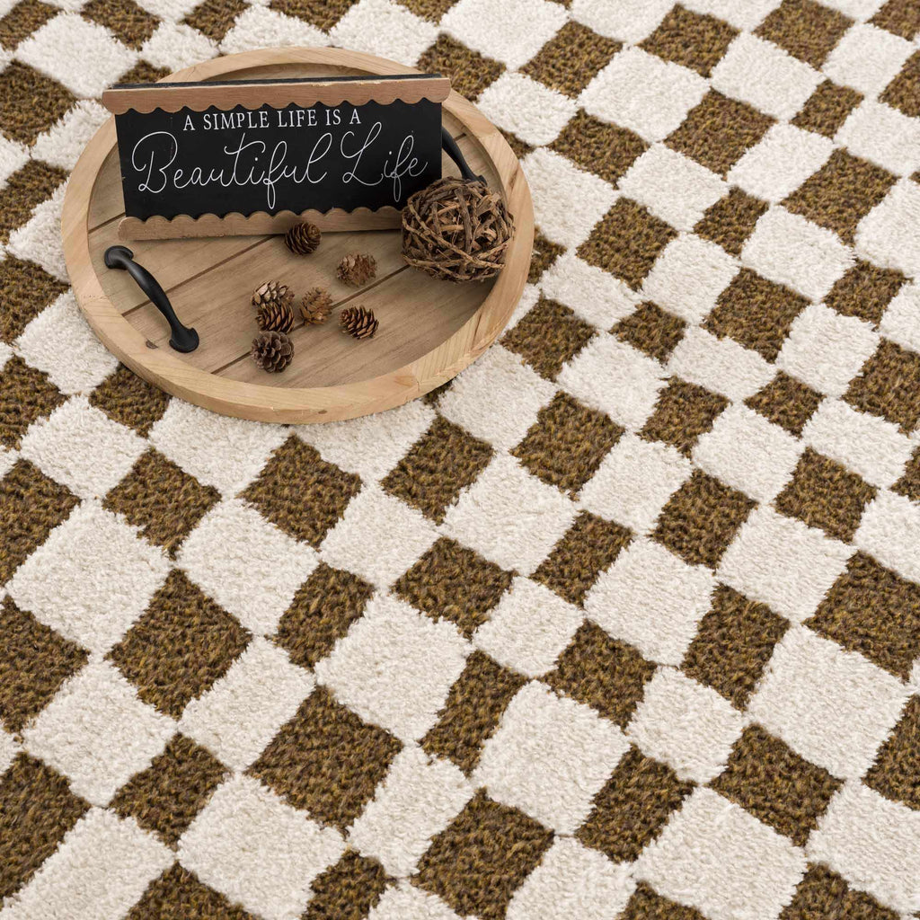 Hauteloom Lajos SFEBLAJOSA2 Beige Machine Made Polyester Rug