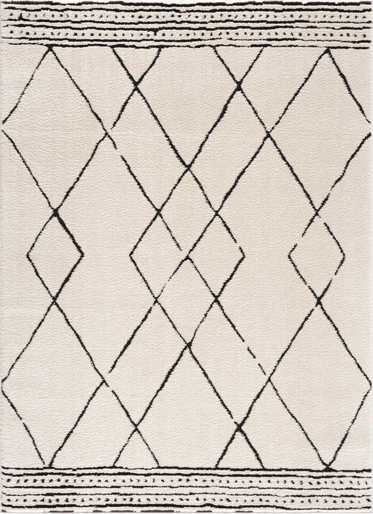 Hauteloom Keone SFEBKEONEA1 Beige Machine Made Polyester Rug