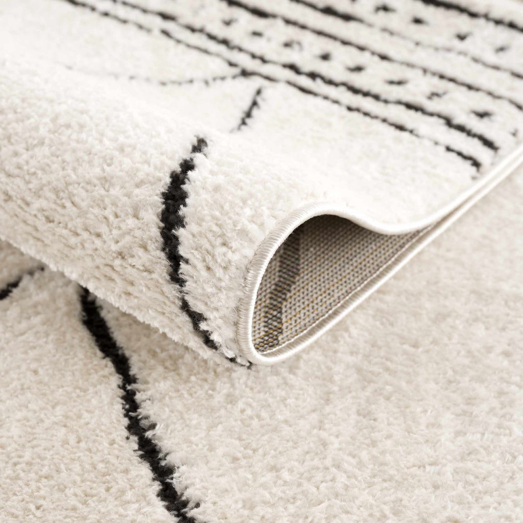 Hauteloom Keone SFEBKEONEA1 Beige Machine Made Polyester Rug