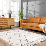 Hauteloom Keone SFEBKEONEA1 Beige Machine Made Polyester Rug