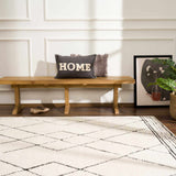 Hauteloom Keone SFEBKEONEA1 Beige Machine Made Polyester Rug
