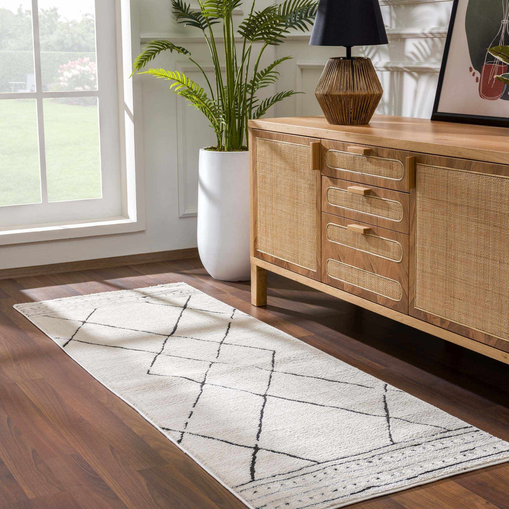 Hauteloom Keone SFEBKEONEA1 Beige Machine Made Polyester Rug