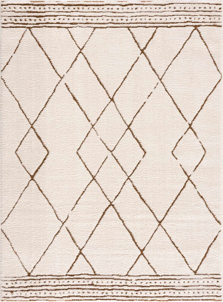 Hauteloom Keone SFEBKEONEA2 Beige Machine Made Polyester Rug