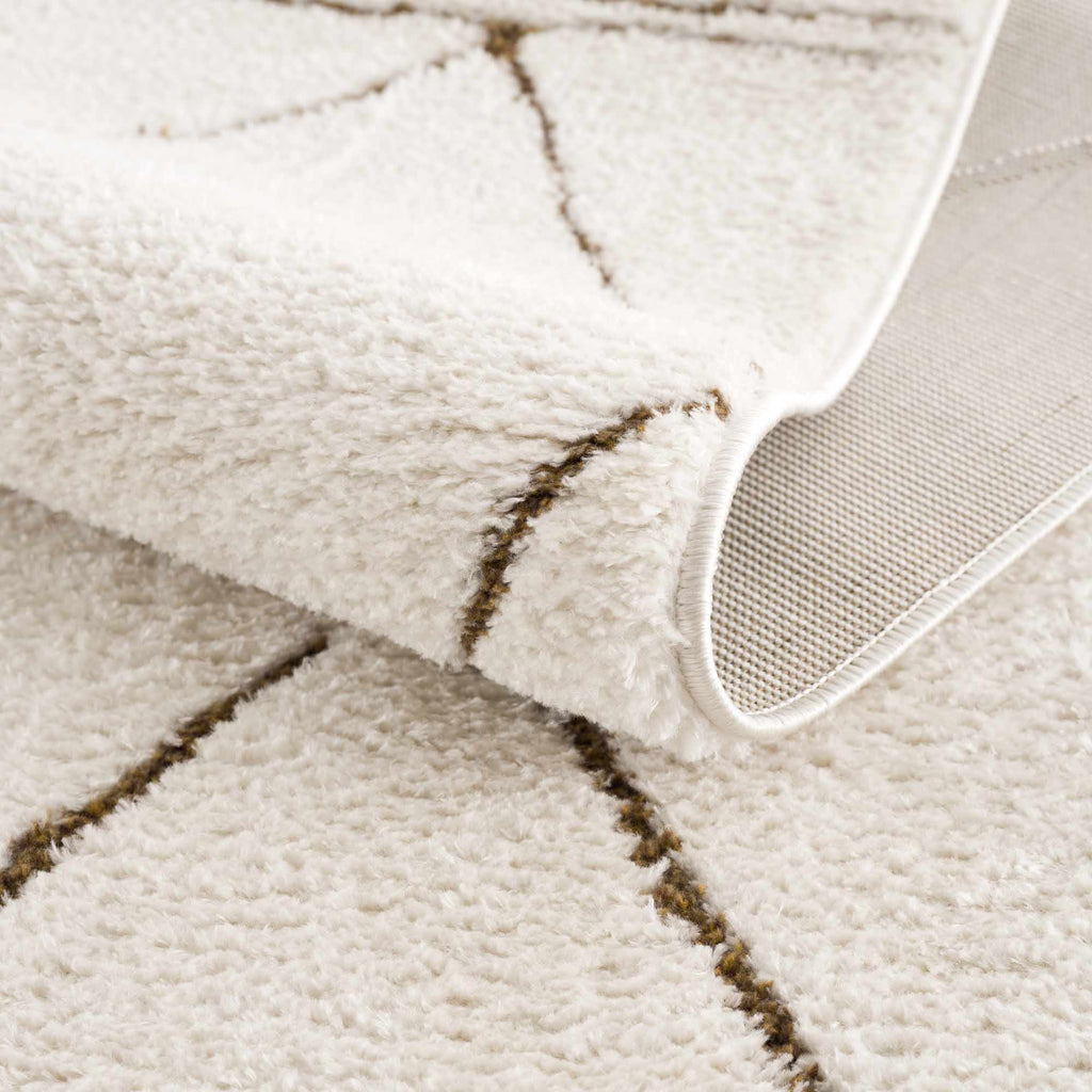 Hauteloom Keone SFEBKEONEA2 Beige Machine Made Polyester Rug