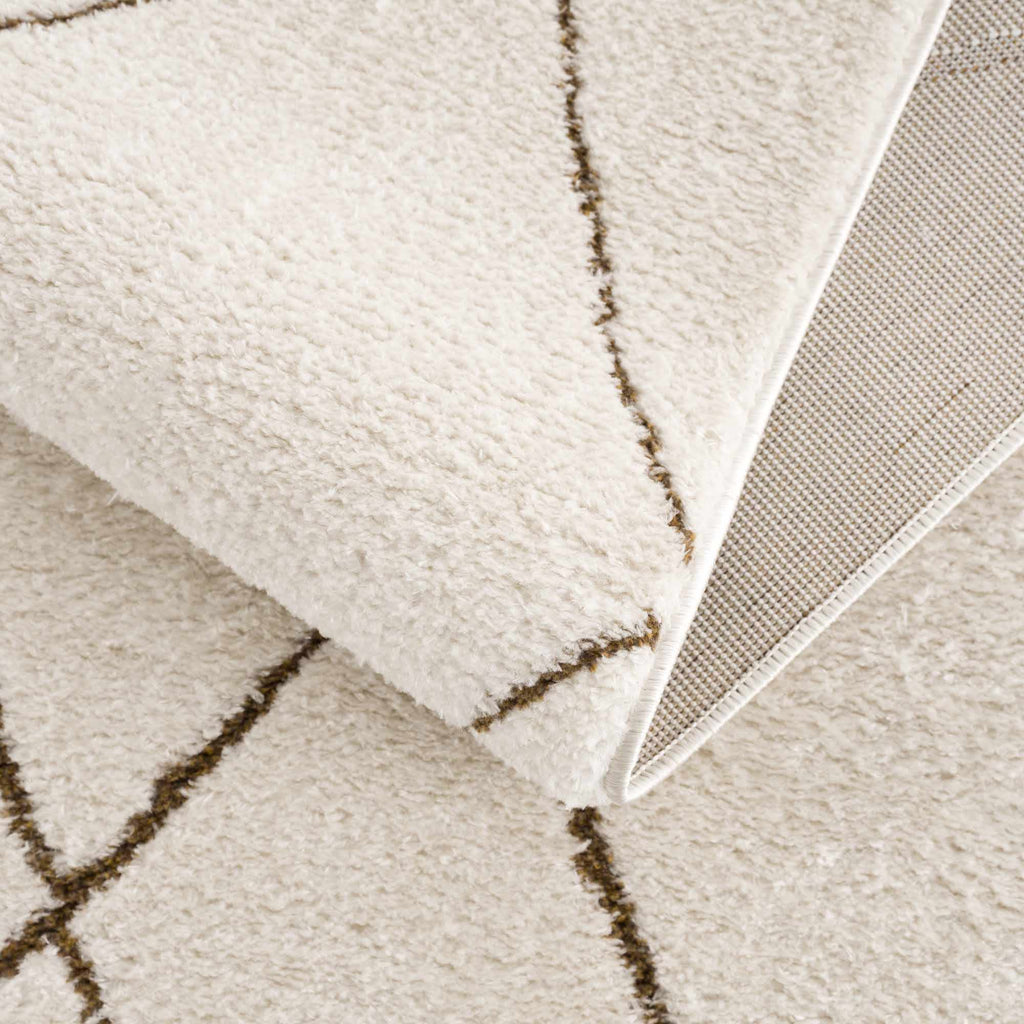 Hauteloom Keone SFEBKEONEA2 Beige Machine Made Polyester Rug