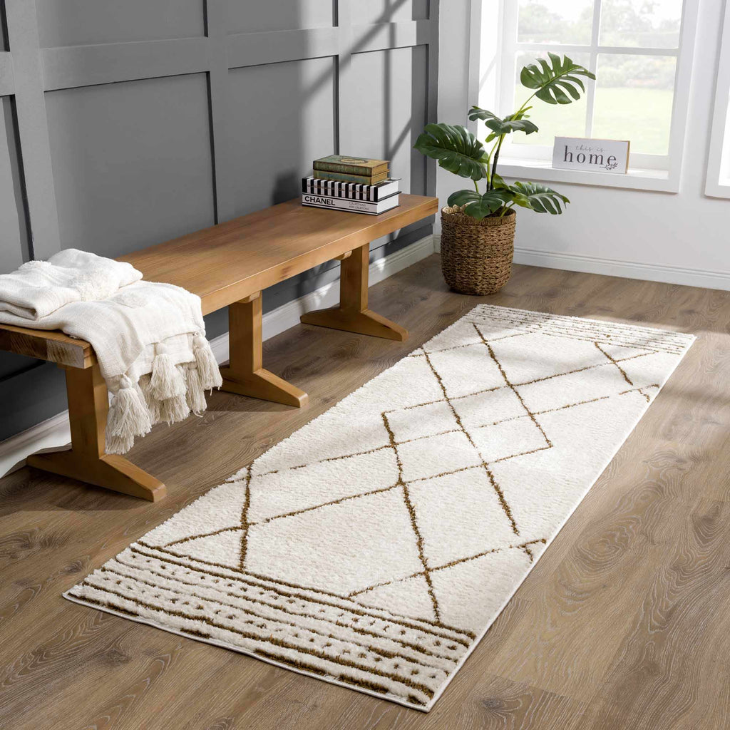 Hauteloom Keone SFEBKEONEA2 Beige Machine Made Polyester Rug