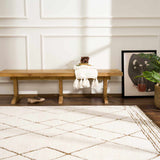 Hauteloom Keone SFEBKEONEA2 Beige Machine Made Polyester Rug