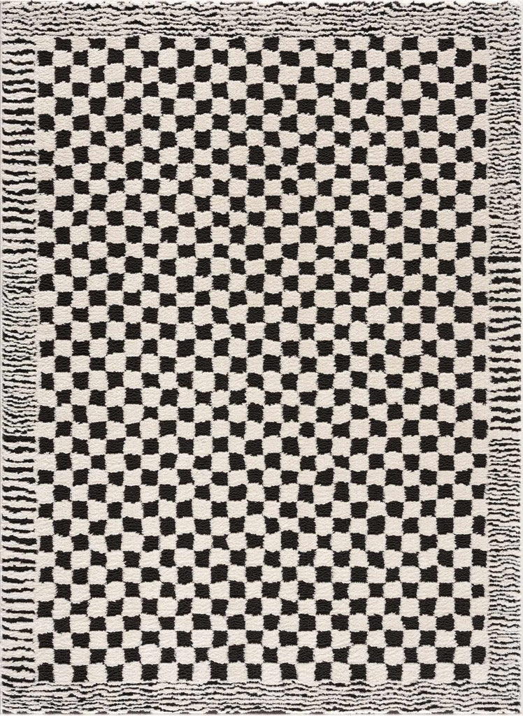 Hauteloom Leryn SFEBLERYNA1 Off White Machine Made Polyester Rug