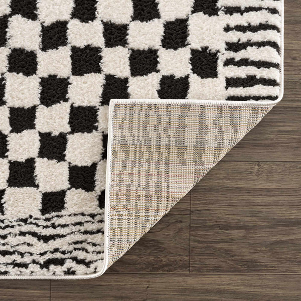 Hauteloom Leryn SFEBLERYNA1 Off White Machine Made Polyester Rug