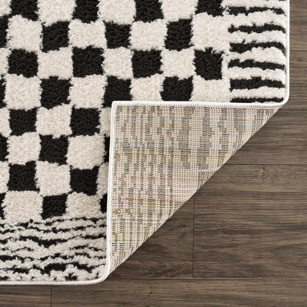 Hauteloom Leryn SFEBLERYNA1 Off White Machine Made Polyester Rug