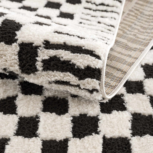 Hauteloom Leryn SFEBLERYNA1 Off White Machine Made Polyester Rug