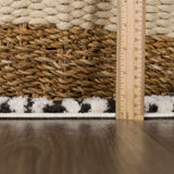 Hauteloom Leryn SFEBLERYNA1 Off White Machine Made Polyester Rug