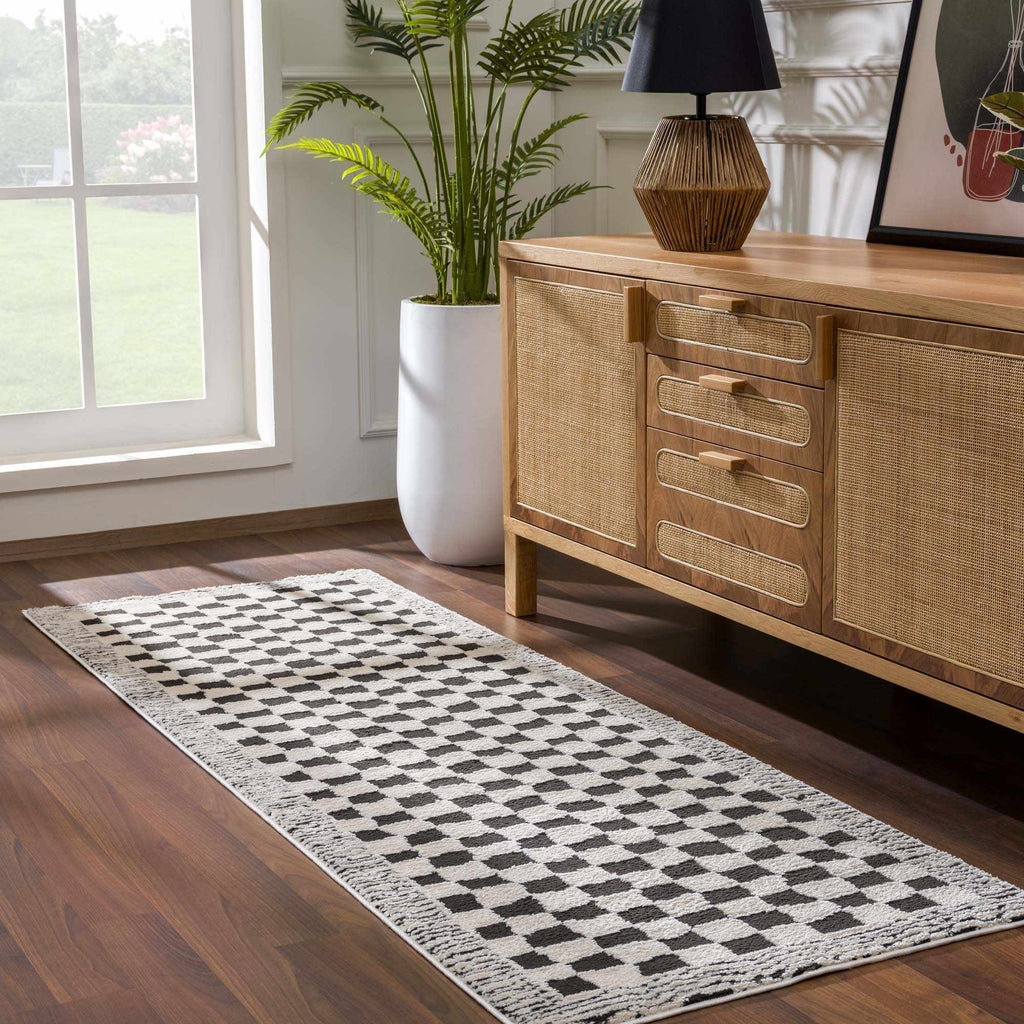Hauteloom Leryn SFEBLERYNA1 Off White Machine Made Polyester Rug