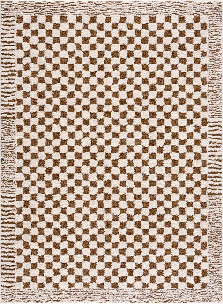 Hauteloom Leryn SFEBLERYNA2 Beige Machine Made Polyester Rug