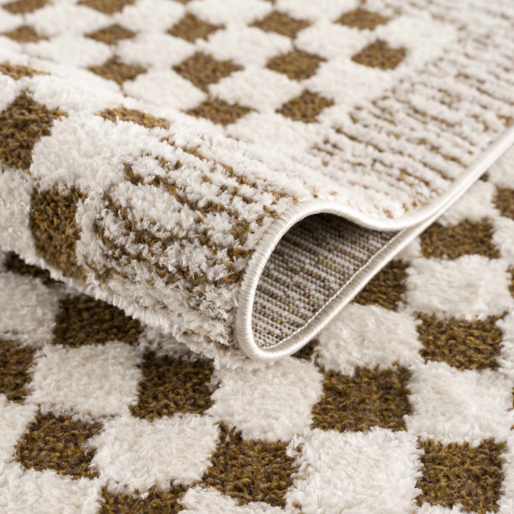 Hauteloom Leryn SFEBLERYNA2 Beige Machine Made Polyester Rug