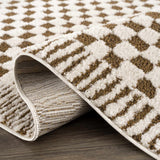 Hauteloom Leryn SFEBLERYNA2 Beige Machine Made Polyester Rug