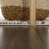 Hauteloom Leryn SFEBLERYNA2 Beige Machine Made Polyester Rug