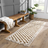 Hauteloom Leryn SFEBLERYNA2 Beige Machine Made Polyester Rug