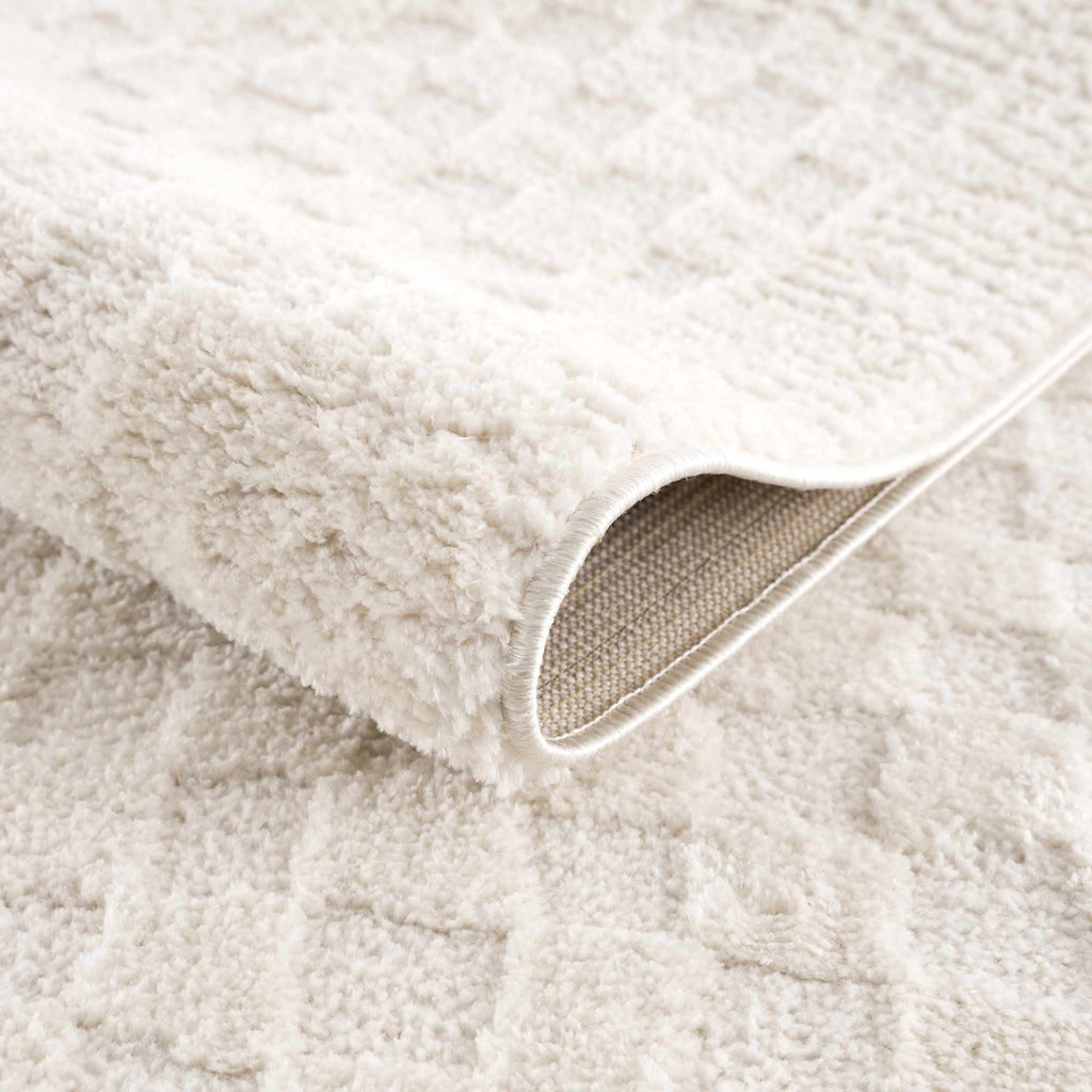 Hauteloom Leryn SFEBLERYNA3 Beige Machine Made Polyester Rug