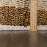 Hauteloom Leryn SFEBLERYNA3 Beige Machine Made Polyester Rug