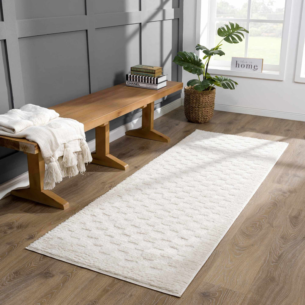 Hauteloom Leryn SFEBLERYNA3 Beige Machine Made Polyester Rug