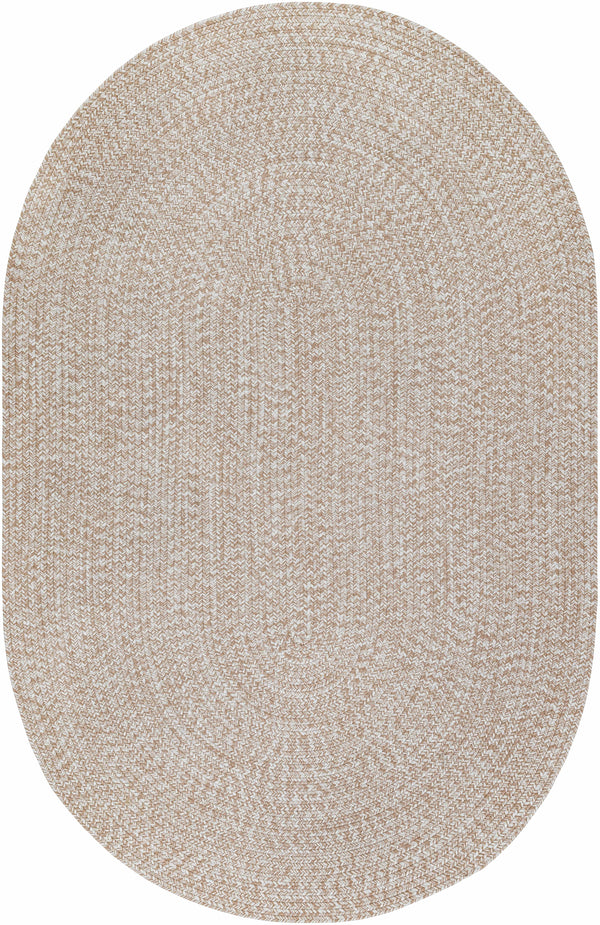 Hauteloom Flaxville FLAXV Cream Machine Made Polypropylene Rug