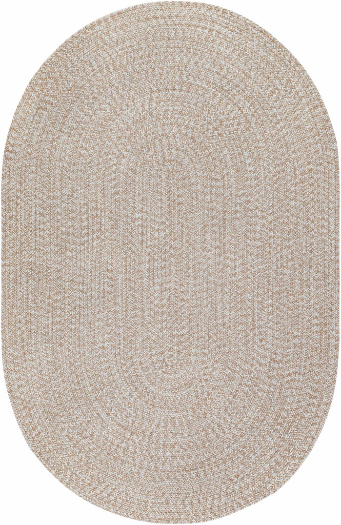 Hauteloom Flaxville FLAXV Cream Machine Made Polypropylene Rug