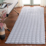 safavieh clearance faux rabbit bubble frb100f grey rug