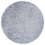 safavieh clearance faux rabbit bubble frb100f grey rug